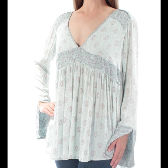 Free People Rolling Hills Print Tunic boho - Picture 1 of 16